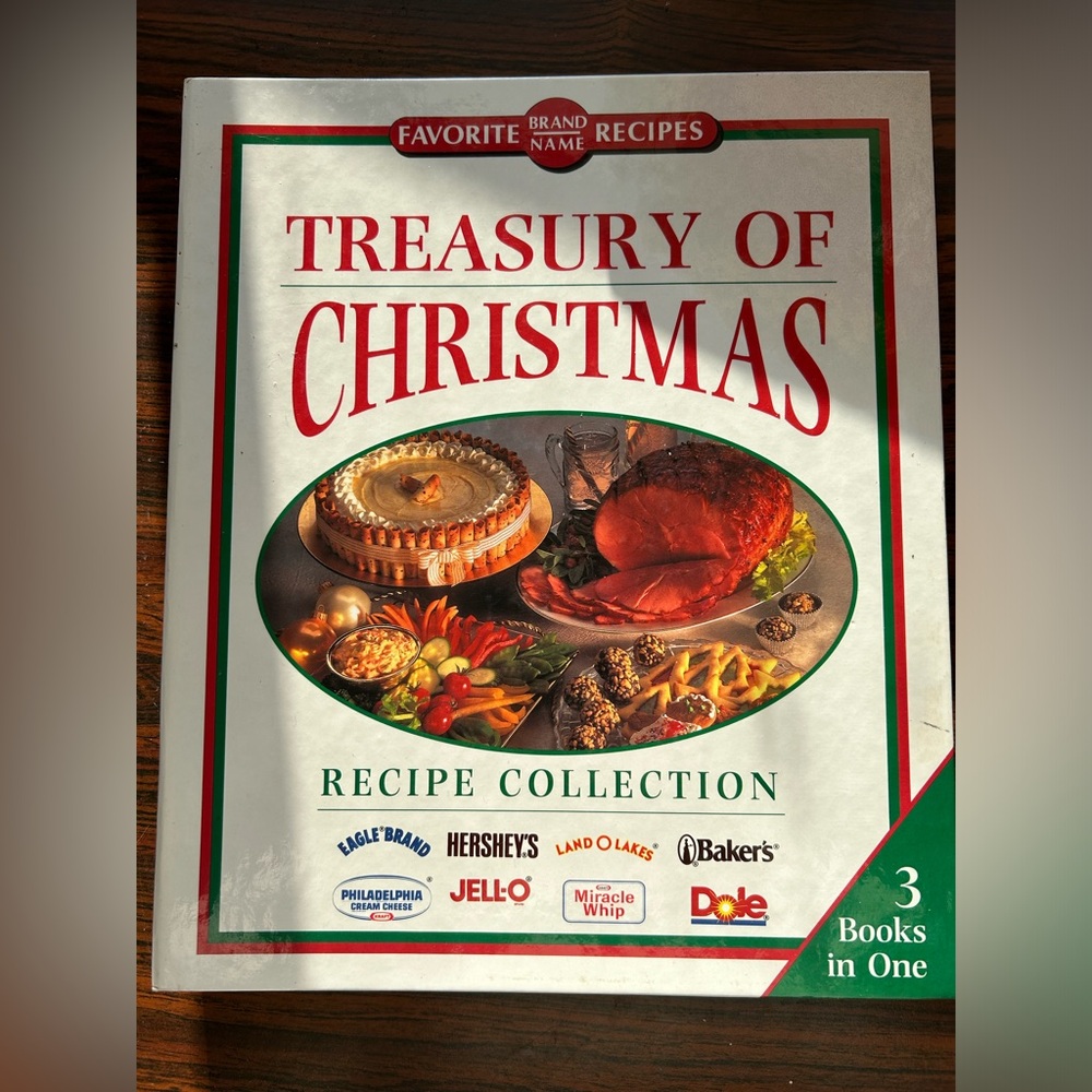 Treasury of Christmas Recipe Collection of Famous Brands 3 Books in One 1989-91